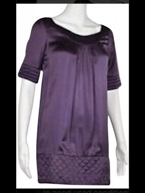 Cynthia Rowley Silk Tunic Dress Purple Size 6